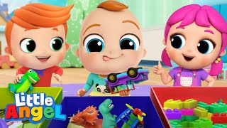 Lets Tidy Up Clean Up Song  Kids Songs amp Nursery Rhymes by Little Angel [upl. by Thanh]