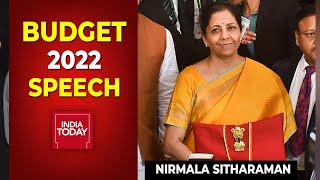 Finance Minister Nirmala Sitharaman Presents Union Budget 202223  India Today News In English [upl. by Danna]