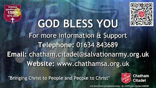 Sunday 21st May 2023  Chatham Citadel Salvation Army [upl. by Rehoptsirhc]