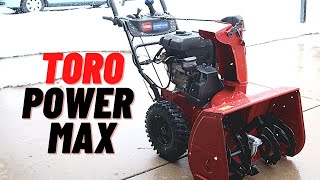 TORO Power Max 1030 Snow Blower  Throw snow up to 50 feet [upl. by Bellamy]