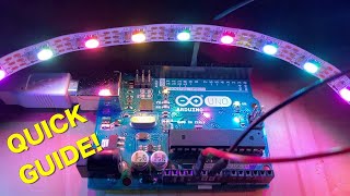 Addressable LED Strip  Arduino Tutorial [upl. by Shirleen]