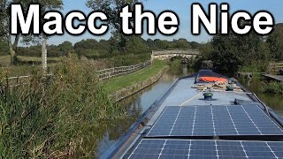 196 Narrowboat journey onto the Macclesfield canal from the end of the Caldon [upl. by Oravla]