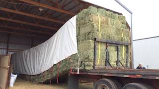 Unloading Hay the Easy Way [upl. by Udele]