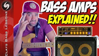 WTF Bass AMPS WATTS and OHMS finally explained [upl. by Cathrin]