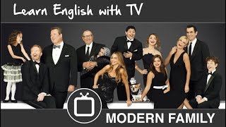 Learn Fun English  Modern Family  the Airport [upl. by Waldo776]