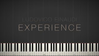 Experience  Ludovico Einaudi \\ Synthesia Piano Tutorial [upl. by Rustin72]