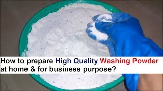 Detergent Washing Powder Making Formula [upl. by Neesay]