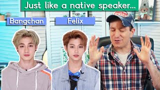 How Felix amp Bang Chan Speak Korean  Analyzing Stray Kids [upl. by Karlow290]