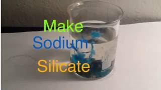 Make Sodium Silicate water glass [upl. by Truda]