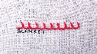 How to do a Blanket Stitch [upl. by Oicirbaf]