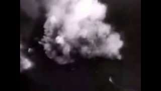 World War II Combat Footage  Sinking of the Tirpitz [upl. by Lecia421]