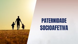 Paternidade socioafetiva [upl. by Negiam]