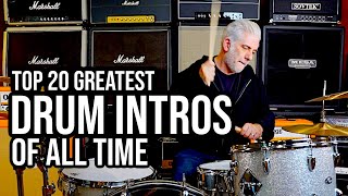 TOP 20 DRUM INTROS OF ALL TIME [upl. by Pelaga213]