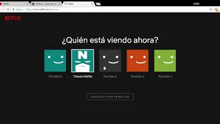 Administrar Perfiles Netflix [upl. by Collin866]