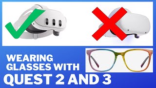 Can You Wear Glasses with Oculus Quest 2 and Meta Quest 3 Without Scratching the Lenses [upl. by Ainecey]