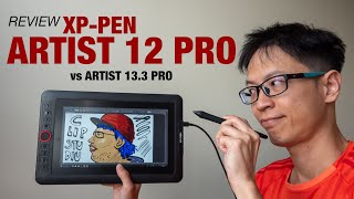 XPPen Artist 12 vs 133 Pro Pen Display Review [upl. by Stern]