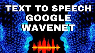 WaveNet  Google Text To Speech API  Python [upl. by Sakmar]