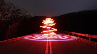 Light Painting Tutorial How To Light Paint A Spiral [upl. by Woodie]