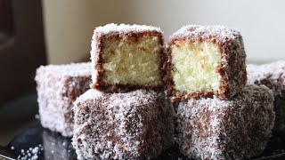 lamington cake recipe  Australian lamingtons recipe [upl. by Ettennad342]