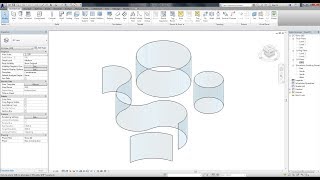 Part 1  Revit Curved Glass Wall Tutorial [upl. by Joiner]