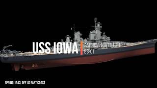 Battleship USS Iowa in 3D  Anatomy of the Ship by Stefan Dramiński [upl. by Adnael775]