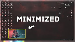 Game Minimizing To Desktop Problem Solved  Quick Fix 2021 Windows 10 [upl. by Knowle]