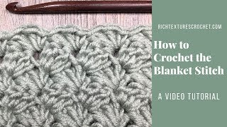 Blanket Stitch  How to Crochet [upl. by Rakso]