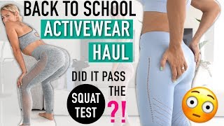 ACTIVEWEAR Try On Haul  New brand for workout clothes [upl. by Lotta]