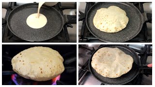 10 Minutes Recipe  The Perfect Roti Phulka Chapati   No knead  No Rolling 🙂 [upl. by Zacharia691]