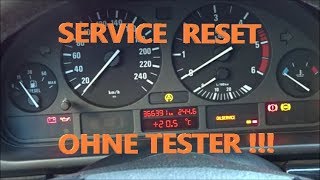 BMW e39 Service zurückstellen ohne Tester [upl. by Page]