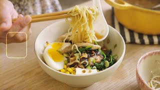 Easy MISO RAMEN Recipe  Quick Ramen Hacks  Honeysuckle [upl. by Tabitha]