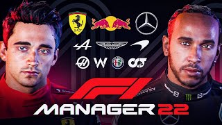 F1 Manager 22 Career Mode Part 1  Team Choice amp FIRST RACE [upl. by Crescin]