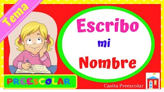 ESCRIBO MI NOMBRE Aprendeencasa [upl. by Leona]