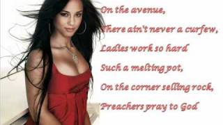 Alicia Keys  Empire State of Mind with lyrics [upl. by Leinehtan]