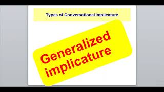 Discourse Analysis Lesson 7 Conversational Implicature [upl. by Eustache418]