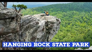 Guide to Hanging Rock State Park  Hanging Rock Trail  Window Falls  Hidden Falls [upl. by Etteyniv]