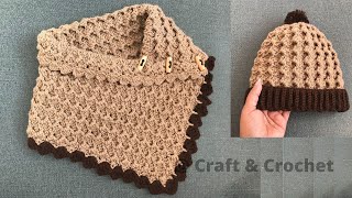 Easy Crochet ScarfCrochet Infinity scarfcrochet cowl [upl. by Oletha320]