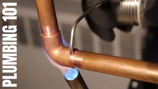 How To Solder Copper Pipe Complete Guide Plumbing 101 [upl. by Rufena636]