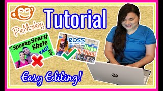 How to use PicMonkey 2020  PicMonkey Tutorial 2020  Photo editing software [upl. by Skillern]