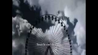 Yves Montand  Sous Le Ciel De Paris with lyrics [upl. by Esinahs448]