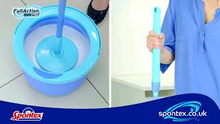 Spontex Full Action System Spin Mop amp Bucket TV Advert [upl. by Vilma]