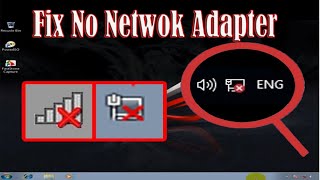 How to fix Missing Network Adapter Problem in Windows 7 Tagalog  by using regedit [upl. by Ulises]