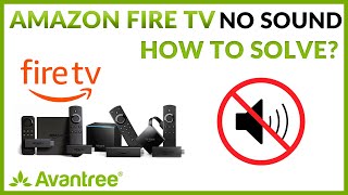 Amazon Fire TV No Sound  How to FIX [upl. by Goody]