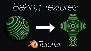 291 Blender Tutorial How to Bake Procedural Textures Quick [upl. by Pillihpnhoj]