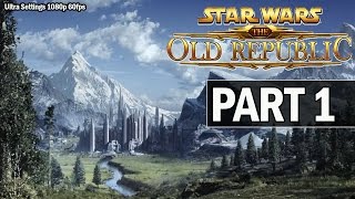 Star Wars The Old Republic Walkthrough Part 1 Jedi  Lets Play Gameplay 1080p 60fps [upl. by Leuneb]