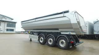 Fruehauf Aggregate HALFPIPE Tipping Trailer [upl. by Goth]