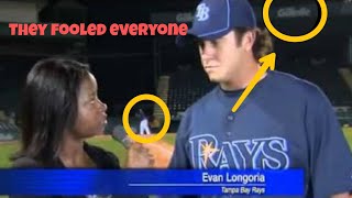 Evan Longoria and Alastair cook Fake catches  Both Were Advertisements [upl. by Einafpets]