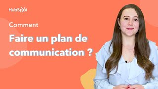 Comment faire un plan de communication [upl. by Notlem]