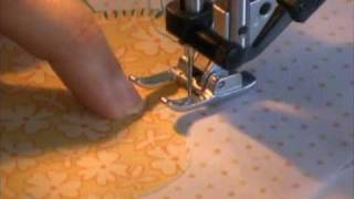 Machine Blanket Stitch Applique [upl. by Niwrud]