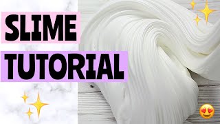 HOW TO MAKE SLIME Simple amp Easy Slime Recipe  2 Minute Easy Slime Tutorial Glue and Borax Slime [upl. by Aidole]